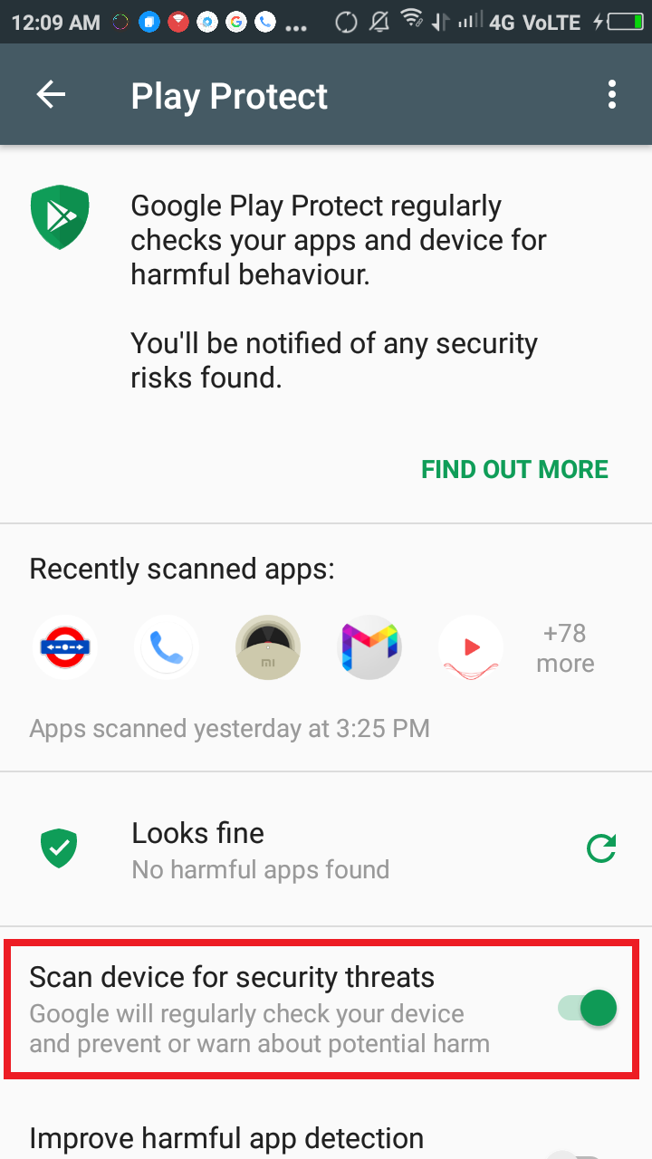 google play protect SIGMA DT